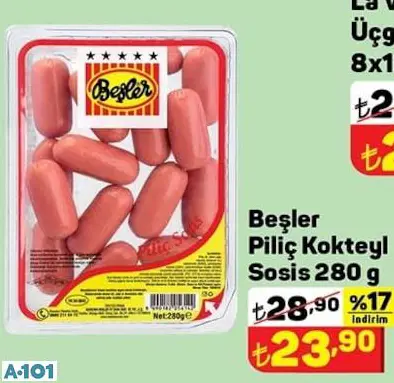 BEŞLER PİLİÇ KOKTEYL SOSİS